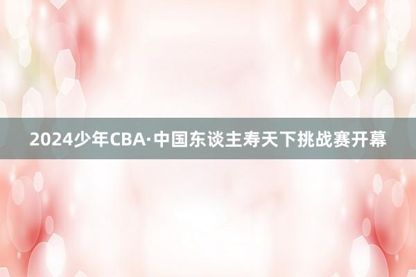 2024少年CBA·中国东谈主寿天下挑战赛开幕