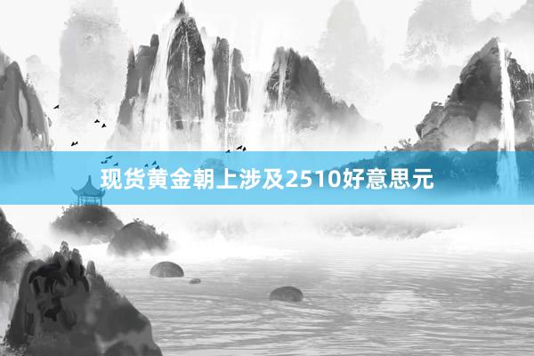 现货黄金朝上涉及2510好意思元